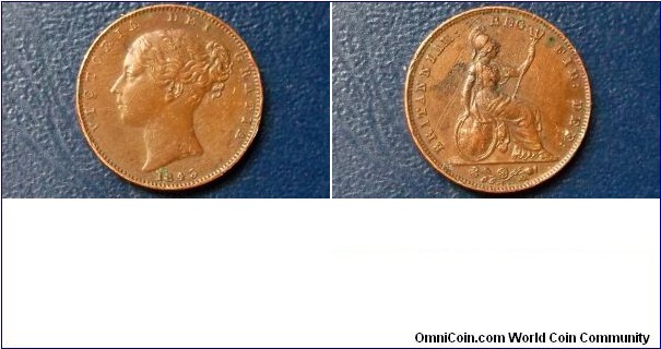 Scarce 1843 Great Britain Queen Victoria Farthing KM#725 High Grade Circ Go Here:

http://stores.ebay.com/Mt-Hood-Coins

SOLD !!!