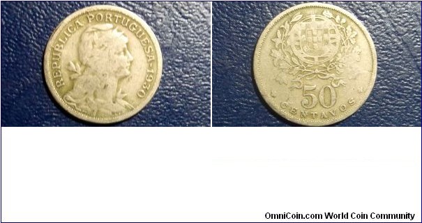 1930 Portugal 50 Centavos KM#577 Girl & Shield Type Better Date Nice Circ Go Here:

http://stores.ebay.com/Mt-Hood-Coins
