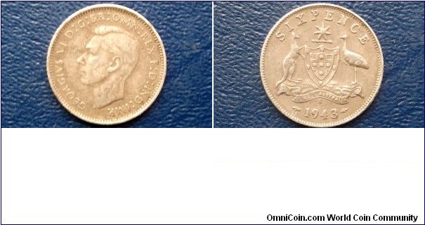 .925 Silver 1943-S Australia 6 Pence KM#38 Geroge V Nice Circulated Go Here:

http://stores.ebay.com/Mt-Hood-Coins