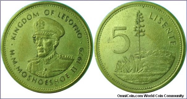 Lesotho5Lisente-km18-1979