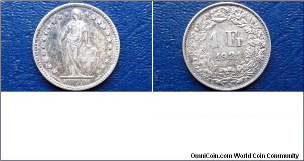 .835 Silver 1921-B Switzerland 1 Franc Standing Helvetia Lance Nice Circ Go Here:

http://stores.ebay.com/Mt-Hood-Coins
