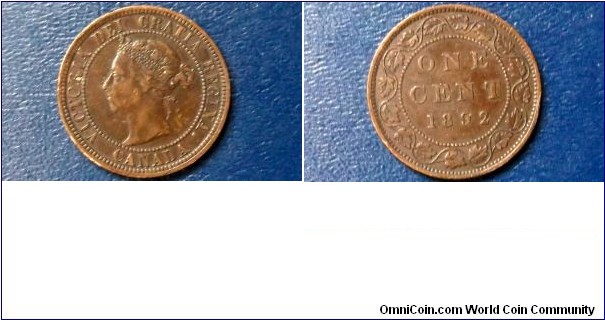 SOLD !!! 1892 Canada Large Cent Coin:

Nice Grade Circulated
Large 25.5mm Bronze
Queen Victoria 