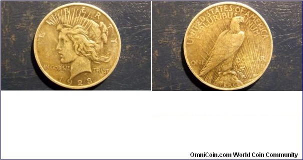SOLD !! .900 Silver 1923-P Peace Dollar Eagle Nice Toned Classic Go Here:

http://stores.ebay.com/Mt-Hood-Coins