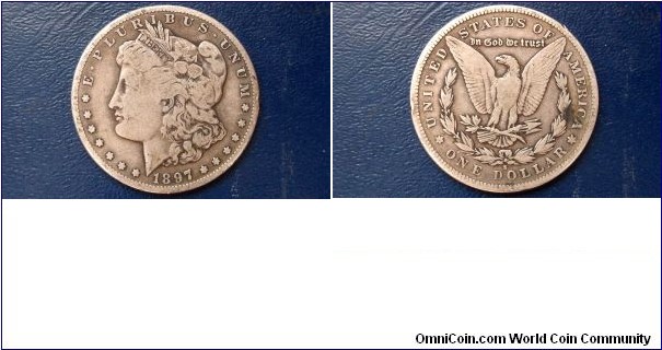 Sold !!! .900 Silver 1897-S Morgan Dollar Nice Grade Attractively Toned Circ Go Here:

http://stores.ebay.com/Mt-Hood-Coins