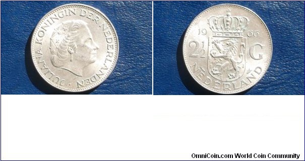 Sold !! 720 Silver 1966 Netherlands 2 1/2 Gulden Large 33mm Crown High Grade Coin Go Here:

http://stores.ebay.com/Mt-Hood-Coins