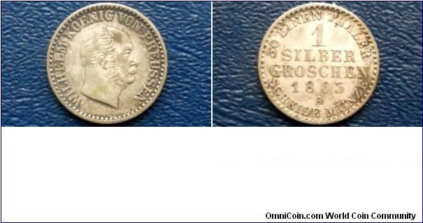 Sold !! Silver 1863-A German States PRUSSIA 1 Silber Groschen KM# 485 Nice Circ Go Here:

http://stores.ebay.com/Mt-Hood-Coins