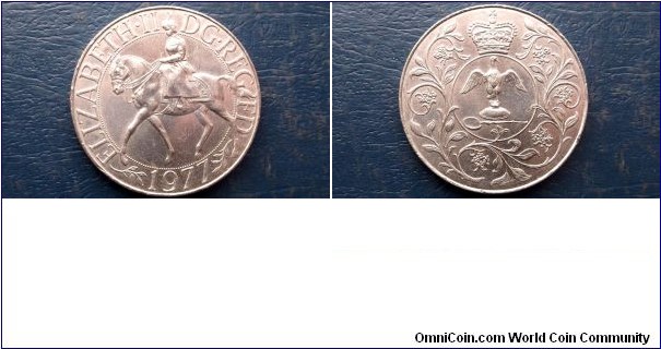 1977 Great Britain 25 New Pence KM#920 Queen Horseback Silver Jubilee Unc Go Here:

http://stores.ebay.com/Mt-Hood-Coins