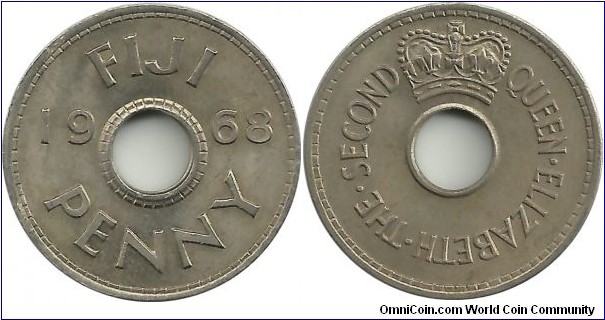 Fiji 1 Penny 1968