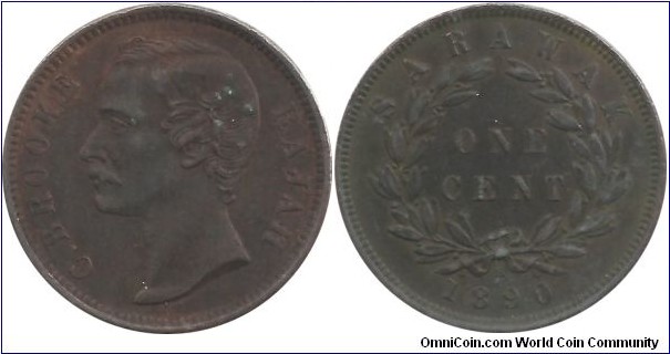 Sarawak 1 Cent 1890