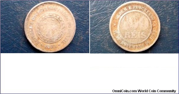 1895 Brazil 100 Reis KM# 492 Stars at Center Type Circulated Coin 
Go Here:

http://stores.ebay.com/Mt-Hood-Coins