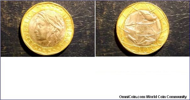 Sold !! 1998 Italy 1000 Lire KM# 194 European Union Bi Metallic 27mm High Grade 
Go Here:

http://stores.ebay.com/Mt-Hood-Coins
