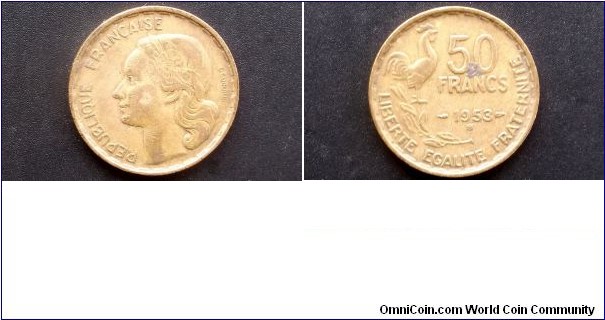 Sold !! 1953-B France 50 Francs KM#918.2 Popular Rooster Laurel Branch Type Circ 
Go Here:

http://stores.ebay.com/Mt-Hood-Coins