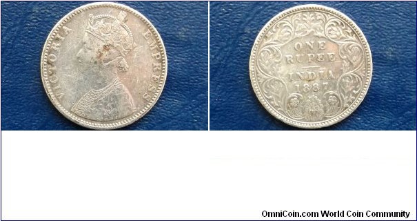 Sold !!! Silver 1887 India British Rupee KM#492 Hot Item Queen Vic High Grade 
Go Here:

http://stores.ebay.com/Mt-Hood-Coins