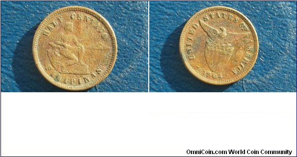 Sold !! 1904 Philippines 1/2 Centavo KM# 162 Key Date Well Circulated Coin 
Go Here:

http://stores.ebay.com/Mt-Hood-Coins