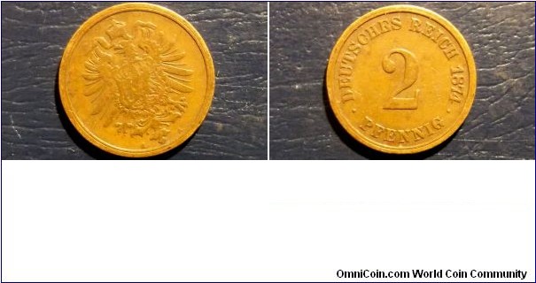 1874-A Germany Empire 2 Pfennig KM#2 Imperial Eagle Nice Circulated 
Go Here:

http://stores.ebay.com/Mt-Hood-Coins