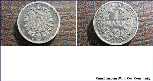Silver 1876-B Germany Empire Mark KM#7 Imperial Eagle Nice Toned Circ
Go Here:

http://stores.ebay.com/Mt-Hood-Coins