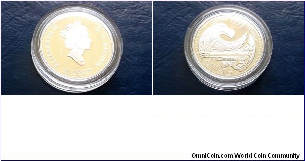 Sold !! Silver Oct 1999 Canada 25 Cent Low Mintage 113K Gem Proof Aboriginal Art 
Go Here:

http://stores.ebay.com/Mt-Hood-Coins