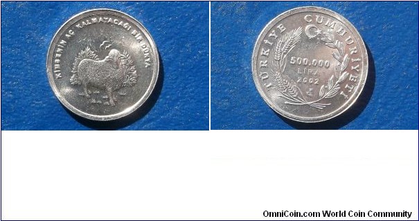 2002 Turkey 500000 Lira KM#1161 Sheep Type High Grade Lustrous Coin 
Go Here:

http://stores.ebay.com/Mt-Hood-Coins