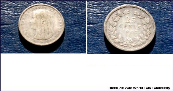 Silver 1897 Netherlands Wilhelmina I 25 Cents Scarce Circ Go Here:

http://stores.ebay.com/Mt-Hood-Coins