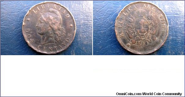 1893 Argentina 2 Centavos KM# 33 Capped Liberty Circulated 30mm Coin Go Here:

http://stores.ebay.com/Mt-Hood-Coins
