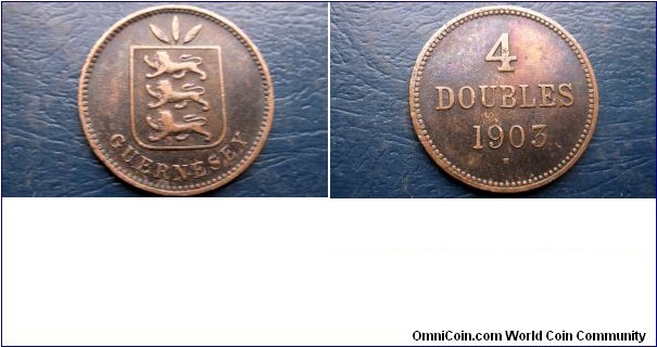 1903-H Guernsey 4 Doubles Low Mintage 52K Nice Grade Circulated Coin 
Go Here:

http://stores.ebay.com/Mt-Hood-Coins