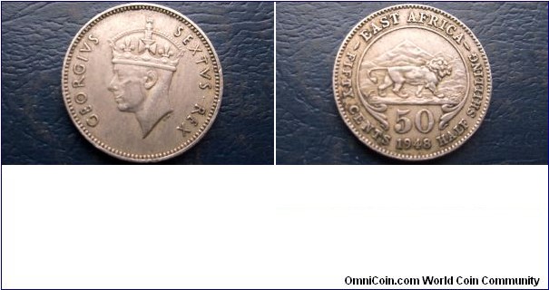 1948 East Africa 50 Cent KM# 30 George VI Lion Type Nice Circ 1st Year 
Go Here:

http://stores.ebay.com/Mt-Hood-Coins