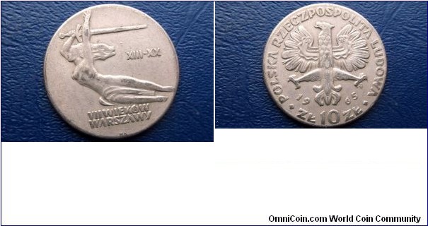1965 Poland 10 Zlotych Y#55 700th Anniv of Warsaw Large 31mm Circ 1 Year Go Here:

http://stores.ebay.com/Mt-Hood-Coins