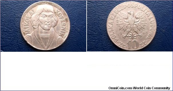 1968 Poland 10 Zlotych Y#51a Mikolaj Kopernik Large 28mm High Grade Go Here:

http://stores.ebay.com/Mt-Hood-Coins