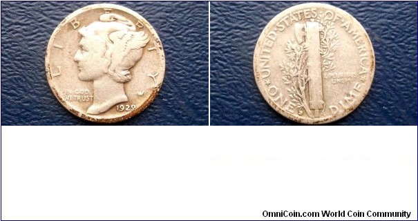 Silver 1929-D 10 Cent Mercury Dime Nice Toned Circulated Coin Go Here:

http://stores.ebay.com/Mt-Hood-Coins