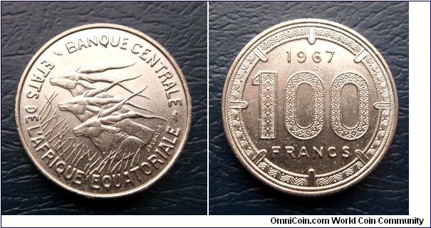1967 Equatorial African States 100 Francs KM#5 Eland Gazelles High Grade Go Here:

http://stores.ebay.com/Mt-Hood-Coins 