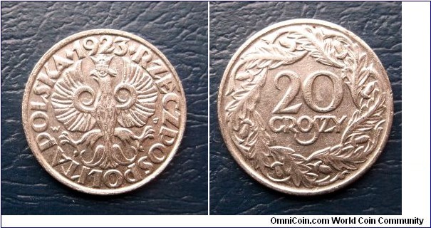 Scarce 1923 Poland 20 Groszy Crowned Eagle Nice High Grade Y#12 Coin Go Here:

http://stores.ebay.com/Mt-Hood-Coins