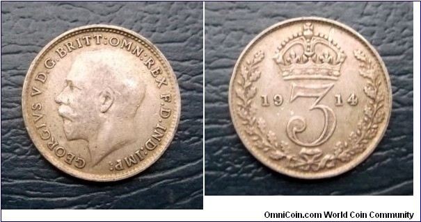 Silver 1914 Great Britain 3 Pence George V Very Nice Toned Circulated Go Here:

http://stores.ebay.com/Mt-Hood-Coins