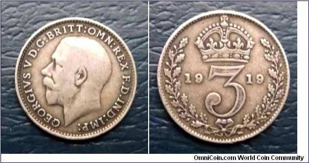 Silver 1919 Great Britain 3 Pence George V Very Nice Toned Circulated Go Here:

http://stores.ebay.com/Mt-Hood-Coins
