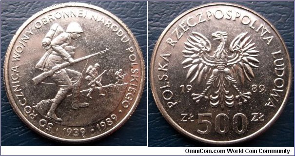 1989 Poland 500 Zlotych 50th Begginning WWII 29.5mm High Grade Coin Go Here:

http://stores.ebay.com/Mt-Hood-Coins