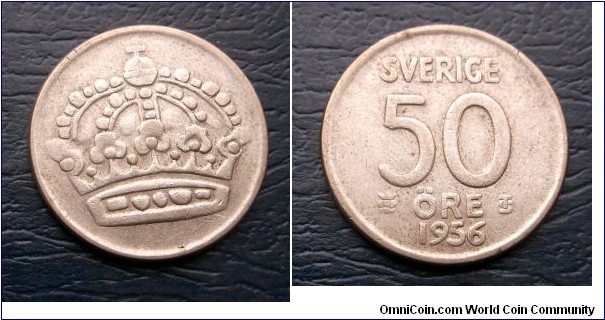 Silver 1956-TS Sweden 50 Ore KM#825 Gustaf VI Crown Type Nice Circ Coin Go Here:

http://stores.ebay.com/Mt-Hood-Coins