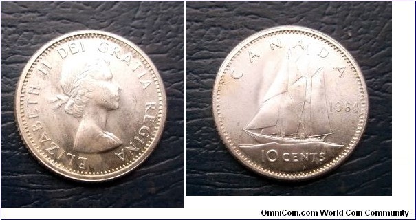 Silver 1964 Canada 10 Cents QEII KM#51 Sailboat Nice Grade Last Year Go Here:

http://stores.ebay.com/Mt-Hood-Coins