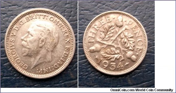 Silver 1934 Great Britain 3 Pence George V KM#831 Oak Leaves Nice Circu 
Go Here:

http://stores.ebay.com/Mt-Hood-Coins