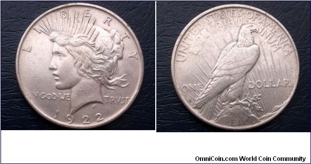 Silver 1922-D Peace Dollar Eagle Nice Grade Toned Circ Classic Go Here:

http://stores.ebay.com/Mt-Hood-Coins