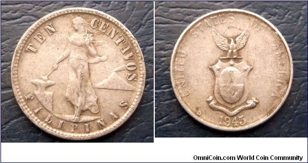 Silver 1945-D Philippines 10 Centavos Eagle Hammer & Anvil Nice Toned Go Here:

http://stores.ebay.com/Mt-Hood-Coins