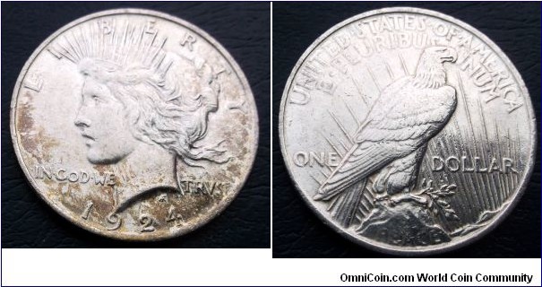 Silver 1924-P Peace Dollar Eagle Nice Grade Classic Crown Go Here:

http://stores.ebay.com/Mt-Hood-Coins