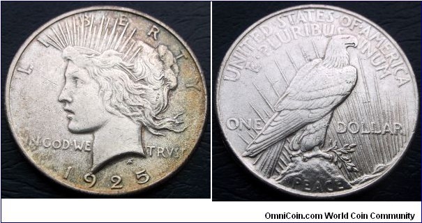 Silver 1925-P Peace Dollar Eagle Nice Grade Classic Crown Go Here:

http://stores.ebay.com/Mt-Hood-Coins