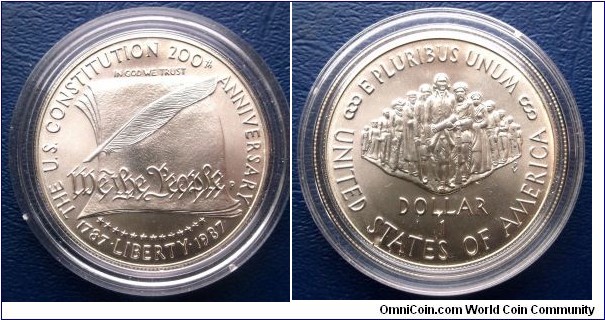 Silver 1987S Constitution Dollar We The People Gem BU in Capsule Go Here:

http://stores.ebay.com/Mt-Hood-Coins

