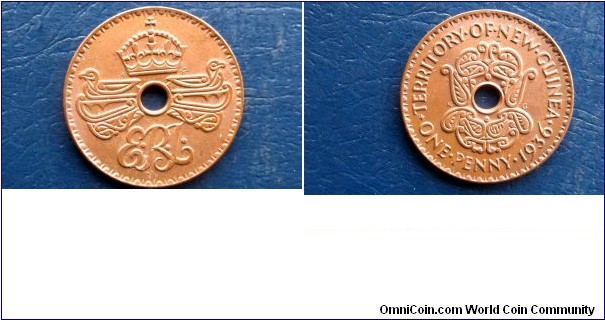 1936 New Guinea Penny KM# 6 Holed 1 Year Type Nice High Grade Low Mintage Go Here:

http://stores.ebay.com/Mt-Hood-Coins
