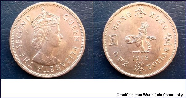 1972 Hong Kong Dollar KM#35 Crowned Lion Type Nice BU Coin 
Go Here:

http://stores.ebay.com/Mt-Hood-Coins
 