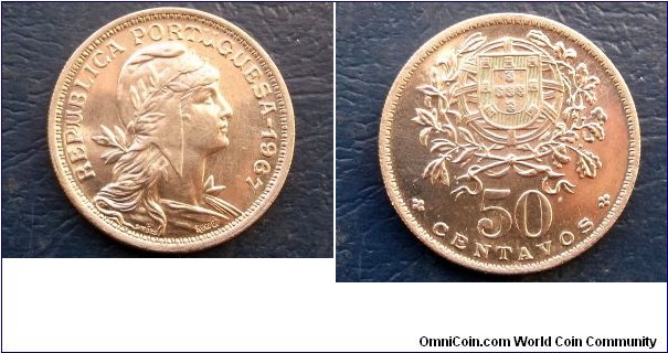 1967 Portugal 50 Centavos KM# 577 Liberty Head Type Flashy Gem BU Coin Go Here:

http://stores.ebay.com/Mt-Hood-Coins