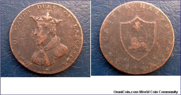 1792 Bust of John of Gaunt Duke of Lancaster 1/2 Penny Trade Token Circ Go Here:

http://stores.ebay.com/Mt-Hood-Coins