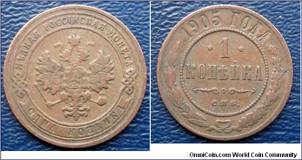 1905 Russia 1 Kopek Y#9.2 Nicholas II Nice Grade Circulated Coin Go Here:

http://stores.ebay.com/Mt-Hood-Coins