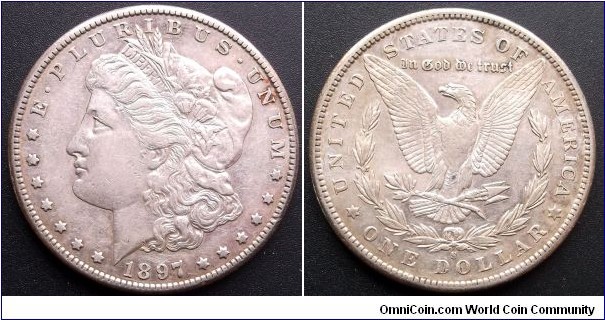 .900 Silver 1897-S Morgan Dollar Eagle Nice Grade Go Here:

http://stores.ebay.com/Mt-Hood-CoinsAttractive Classic Crown Go Here:

http://stores.ebay.com/Mt-Hood-Coins