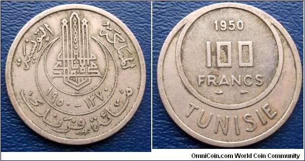 1370-1950 Tunisia 100 Francs KM# 276 Muhammad al-Amin Bey Nice Circ 1st Yr Go Here:

http://stores.ebay.com/Mt-Hood-Coins
