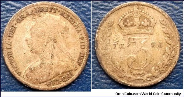 .925 Silver 1895 Great Britain 3 Pence Victoria Mature Bust Circ Go Here:

http://stores.ebay.com/Mt-Hood-Coins